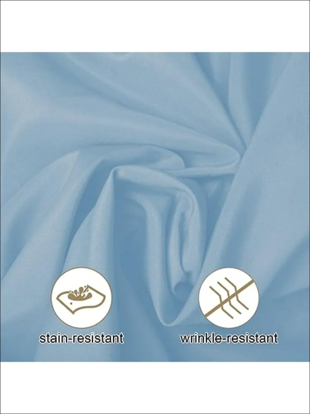 2 Pack 60x120 Inch Rectangular Polyester Tablecloth Set for Wedding Banquet
